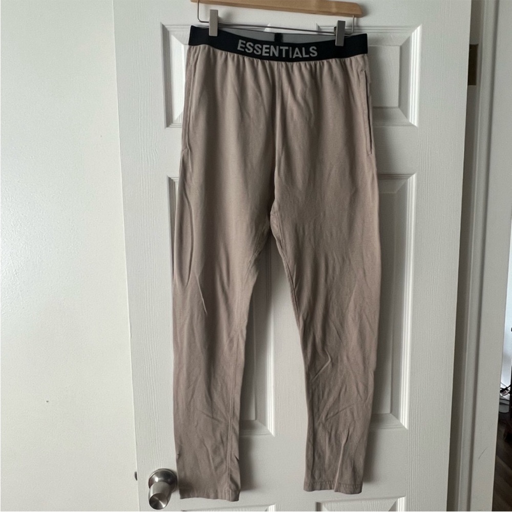 Essentials Fear of God Lounge Pants Size Small in Tan
